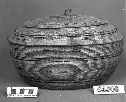 Lidded basket from the collection of G. Nicholson