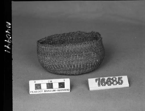 Small globular basket from the collection of G. Nicholson and C. Hartman