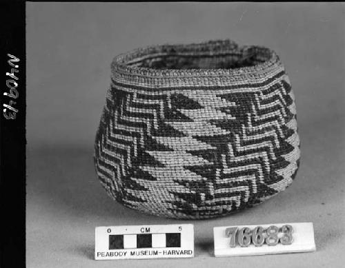 Storage or trinket basket from the collection of G. Nicholson and C. Hartman