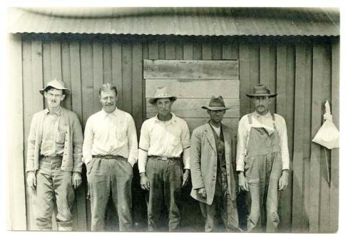 1916. L-R: C.E. Guthe, A.V.K., Cristino Varela, Martin Varela, Mariano Quintana.