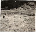 Photograph of Pucara ruins; temple excavated in 1939, 1937