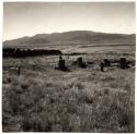 Photograph of Pucara ruins; temple excavated in 1939, 1937