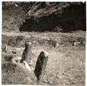 Photograph of Pucara ruins; temple excavated in 1939, 1937