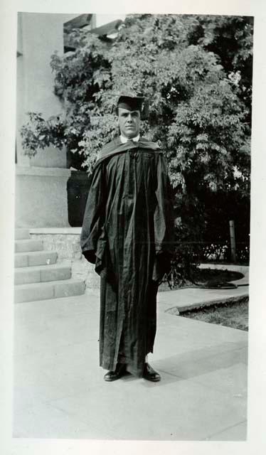 Scan of page from Judge Burt Cosgrove photo album.Harold Tovren '24