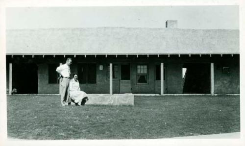 Scan of photograph from Judge Burt Cosgrove photo album.C.B.C. Jr and Mother