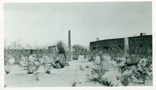 Scan of photograph from Judge Burt Cosgrove photo album.Desert Sanatorium-Tucson Ariz. Oct.1928.