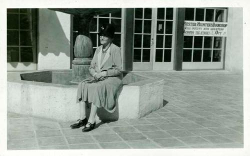 Scan of photograph from Judge Burt Cosgrove photo album.Mrs.J.B.Silliman-80th Birthday Tucson Ariz. Oct.25-1928