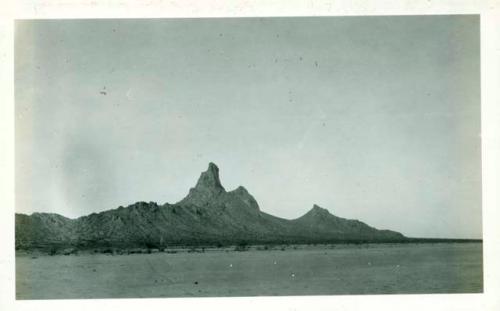 Scan of photograph from Judge Burt Cosgrove photo album.Picacho Peak-west of Tucson Ariz Oct.1928