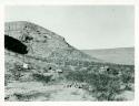 Scan of photograph from Judge Burt Cosgrove photo album.Hueco Mts. July 1928. N.E. El Paso Tex.