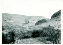 Scan of photograph from Judge Burt Cosgrove photo album.Hueco Mts.N.E. El Paso Tex.July 1928.