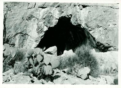 Scan of photograph from Judge Burt Cosgrove photo album.Cave 7