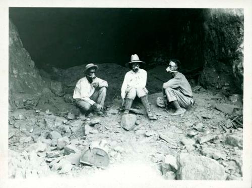 Scan of photograph from Judge Burt Cosgrove photo album.Jacinto Compoz-Mr and Mrs. C.B.C. Ceremonial Cave