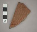 Ceramic sherd, corrugated