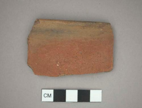 Ceramic vessel, rimsherd