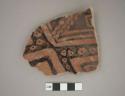 Ceramic vessel, painted sherd