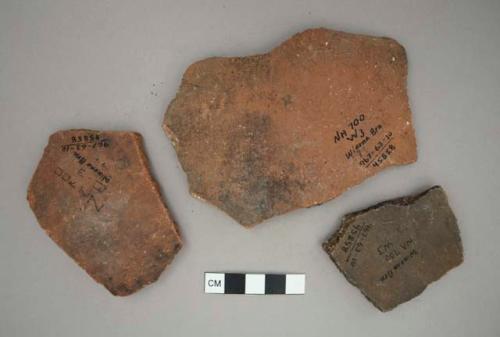 Ceramic vessel, sherds