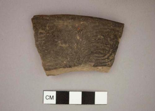 Ceramic sherds, Etowah stamped, interlocking circles