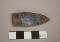 Stone, projectile point, stemmed, Yuma blade