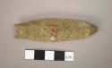 Stone projectile point, stemmed