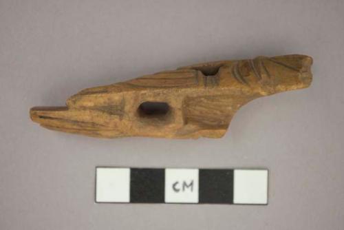 Incised harpoon head of ivory