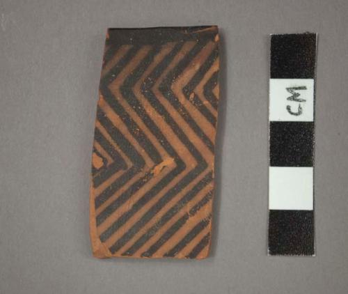 14 rim potsherds - painted on light (A3)