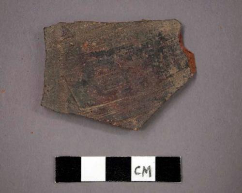 Potsherd - plain ware, light, slipped