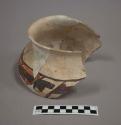 Part of san bernardino polychrome pottery jar
