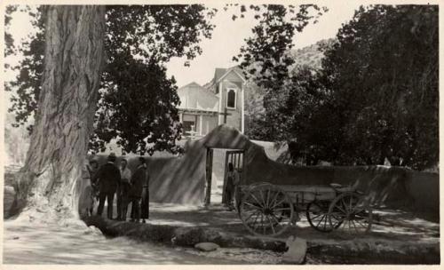 Scan of page from Judge Burt Cosgrove photo album.Chimayo New Mex. Sept. 9-1923