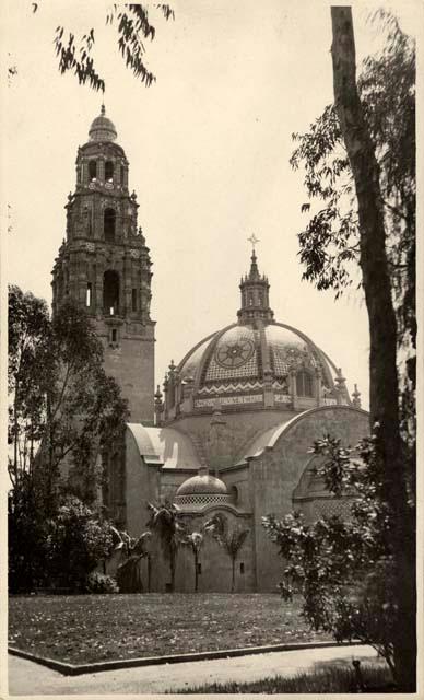 Scan of page from Judge Burt Cosgrove photo album.San Diego Museum Balboa Park San Diego Calif. April 1922