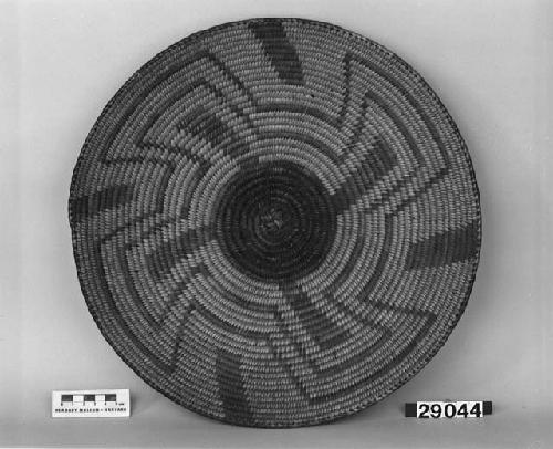 Coiled basketry plate