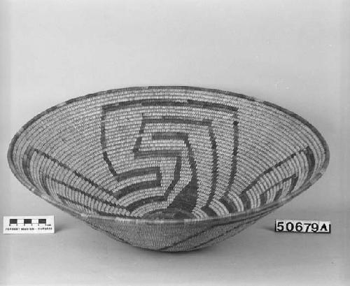 Coiled basket bowl