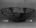 Coiled basket bowl