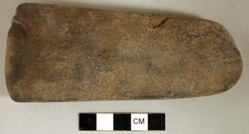 Ground stone axe