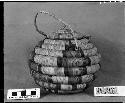 Lidded globular basket from the collection of H. Page, 1927