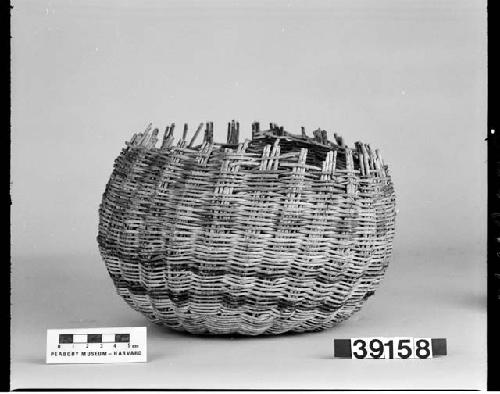 Peach or burden basket from the collection of A.J. Warner, ca. 1880