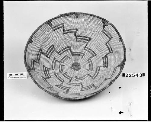 Basket bowl or tray from the collection of J.G. Bourke, 1869-1880