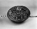 Basket bowl or tray from the collection of J.G. Bourke, 1869-1880