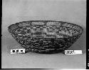 Basket bowl or tray, from the collection of G. Nicholson