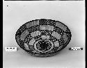 Basket bowl or tray. From the collection of Mrs. R. Mayosmith, ca. 1910