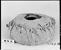 Rawhide covered basket, said to have been used as a drum, from the collection of G. Nicholson and C. Hartman