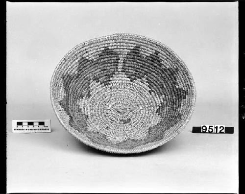 Shallow bowl or "wedding" basket made by Paiute for Navajos