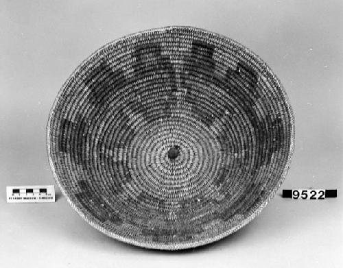 Shallow bowl or "wedding" basket made by Paiute for Navajos, from the collection of Dr. and Mrs. A.V. Kidder, 1914-1920