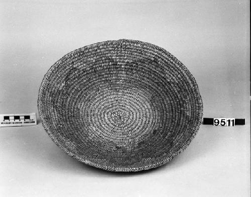 Shallow bowl or "wedding" basket made by Paiute for Navajos