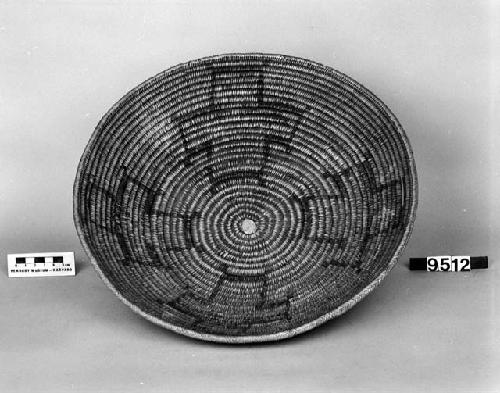 Shallow bowl or "wedding" basket made by Paiute for Navajos