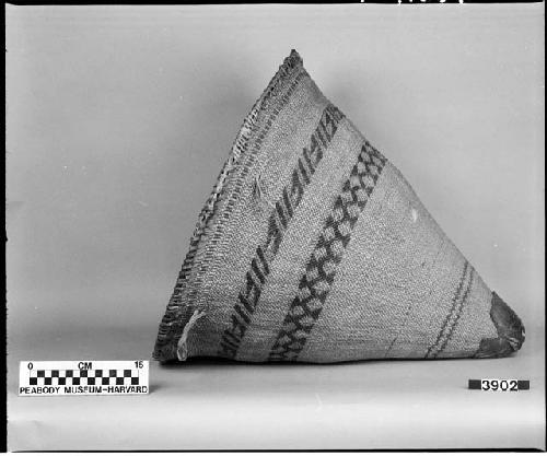 Burden basket from the collection of W.Z. Park. Close, diagonal twined.