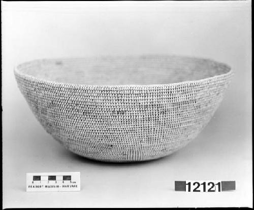 Cooking bowl from the collection of E. Palmer, 1877. Coiled, "watertight."