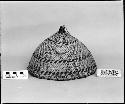 Hat, also used in mixing dough, from the collection of J.W. Powell, 1876. Diagonal twined.