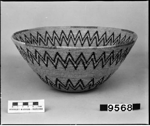 Food or mush bowl from the collection of the parents of L. Frankenstein. Close coiled.