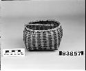 Carrying basket from the collection of W. McM. Woodworth, ca. 1896-1900. Plaited.