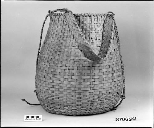 Burden basket. From the collection of L.C. Jones. Plain plaited.